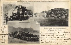 VINTAGE POSTCARD Gruss aus DER katholischen Mission in Peeled Namaqualand Hottenotten Polaire