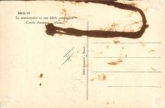 CPA Le missionnaire et son fidele compagnon Cercle arctique Alaska Chien Polaire