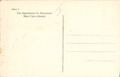 CPA Les appartements du missionnaire Mary's Igloo Alaska Polaire