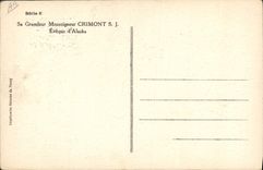 CPA Sa grandeur Monseigneur Crimont Eveque d'Alaska Polaire