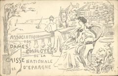 CPA Banque Association des dames employees de la Caisse Nationale d'Epargne TOP