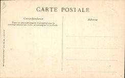 VINTAGE POSTCARD Auvergne Folklore The bourree