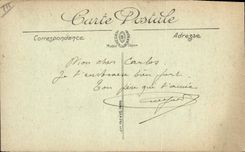 CPA Folklore Auvergne La Bourree