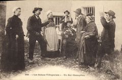 CPA Folklore Une bal champetre 