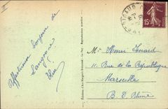 Folklore de la POSTAL de la VENDIMIA una bola pastoral