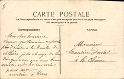 CPA Bateau (dessin a la main) 