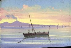 CPA Bateau (dessin a la main) 