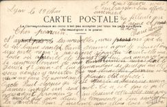 CPA Fleurs (dessin a la main) 