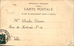 CPA Fleurs (dessin a la main) 