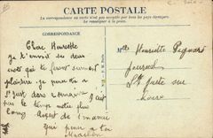 VINTAGE POSTCARD Flowers (drawing with the hand) chart toilee