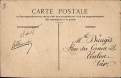 CPA Fleurs (dessin a la main) 