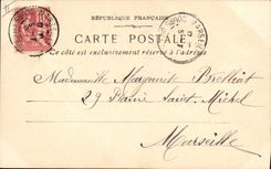 CPA Fleurs (dessin a la main) 