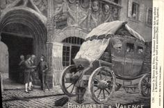 CPA Napoleon 1er Bonaparte a Valence Devant la Maison des Tetes