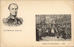 CPA Napoleon 1er Le general Drouot Adieux de Fontainebleau 1814