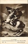CPA Napoleon 1er David Le Premier Consul franchissant le Mont Saint Bernard Musee de Versailles 