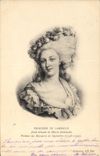CPA Princesse de Lamballe Amie de Marie Antoinette