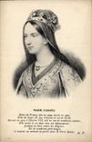 CPA Marie d'Anjou Reine de France