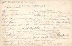 CPA Militaria Un detachement de Zouaves Foret de Laigne Bataille de Vic sur l'Aisne