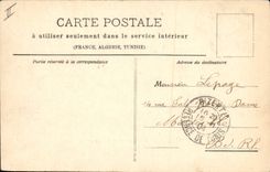 Cuarteles de Militaria Túnez Bizerte de la POSTAL de la VENDIMIA del Zouaves