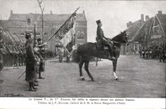 El coronel P de Militaria de la POSTAL de la VENDIMIA del 3ro Zouaves hace enmarañamiento el regimiento