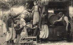 CPA Militaria Zouaves La cantine a la Grande Halte 