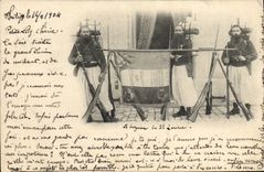 CPA Militaria Le drapeau du 3me Zouaves