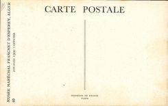 CPA Militaria Zouaves 1900 Officier Musee Marechal Franchet d'Esperey Alger