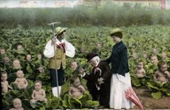 CPA Fantaisie Enfants Jardinier