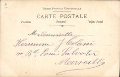 VINTAGE POSTCARD Theater Pierat Woman