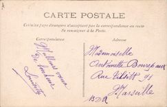 VINTAGE POSTCARD Theater Sauvaget Woman Operated Comic Paris