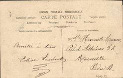 VINTAGE POSTCARD Theater Garrick Woman