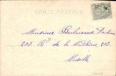 VINTAGE POSTCARD Theater Woman Miss Gillet