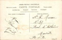 VINTAGE POSTCARD Theater Ambiguous Gerald Woman