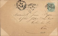 VINTAGE POSTCARD Theater Maygate Woman