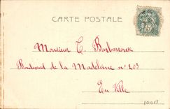 VINTAGE POSTCARD Theater Woman Mrs. Irma de Lafere