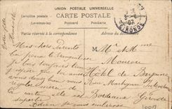 VINTAGE POSTCARD Theater Kara Woman