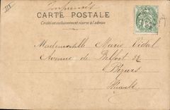 VINTAGE POSTCARD Theater Yaw Woman