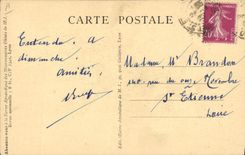 VINTAGE POSTCARD Polar North America With the polar ices the missionary and his small Eskimos of Chesterfield