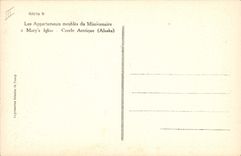 VINTAGE POSTCARD Polaire North America the movable apartments of the missionary Mary' S igloo Rings Arctic Alaska