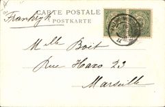 Ilustrador de Woudrichem de la fantasía de la POSTAL de la VENDIMIA