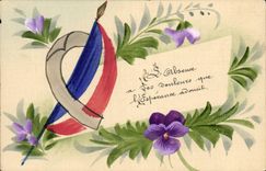 Bandera de la POSTAL de la VENDIMIA (que dibuja la mano)