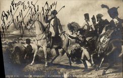 Museo de Napoleon de la POSTAL de la VENDIMIA 1r de las batallas de Versalles Horacio Vernet de Wagram