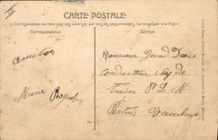 El acampar colonial de Militaria Marsella de la POSTAL de la VENDIMIA favorablemente de los algerinos de Spahis