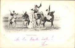 CPA Militaria Fantasia de Spahis