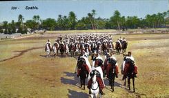 CPA Militaria Spahis