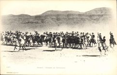 Cargas de Militaria Spahis de la POSTAL de la VENDIMIA con los jinetes