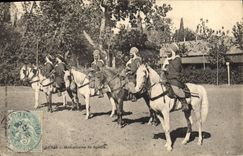 La POSTAL Militaria Algerie de la VENDIMIA funciona de Spahis