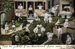 CPA Fantaisie Enfants Bebes 