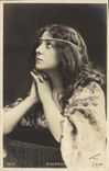 VINTAGE POSTCARD Theater Woman D' Albray