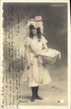 VINTAGE POSTCARD Theater Woman Theater Marigny Paulette